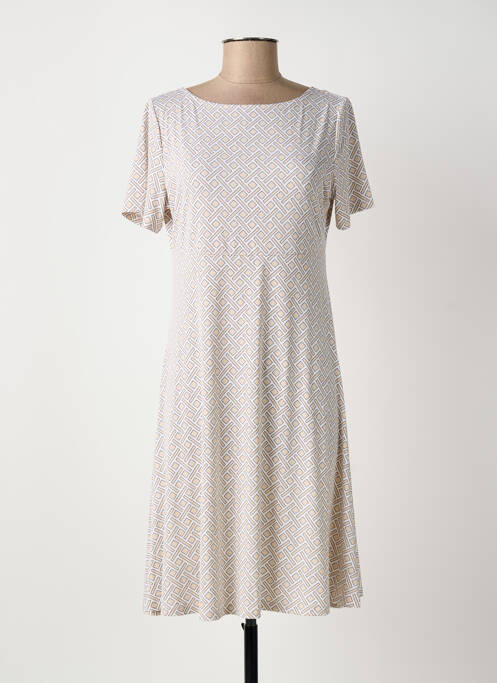 Rochie midi bej MARBLE femeie