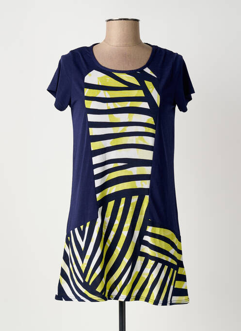 Rochie scurtă albastru MARBLE femeie