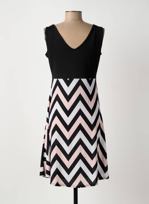 Rochie midi negru MARBLE femeie