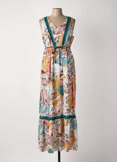 Rochie lungă galben ARONA femeie