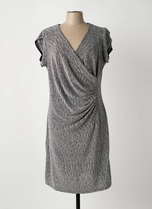 Rochie midi argintiu HALOGENE femeie