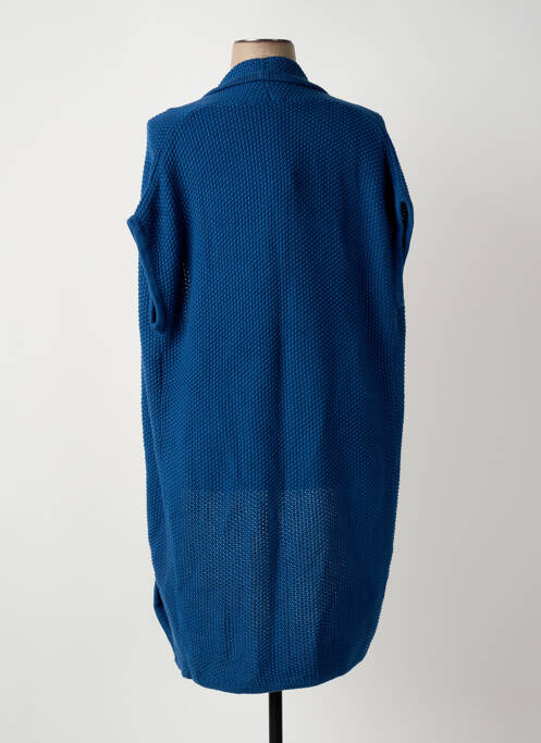 Vestă cu mâneci scurte albastru MARBLE femeie