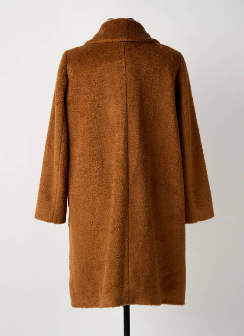 Palton lung maro ARONA femeie