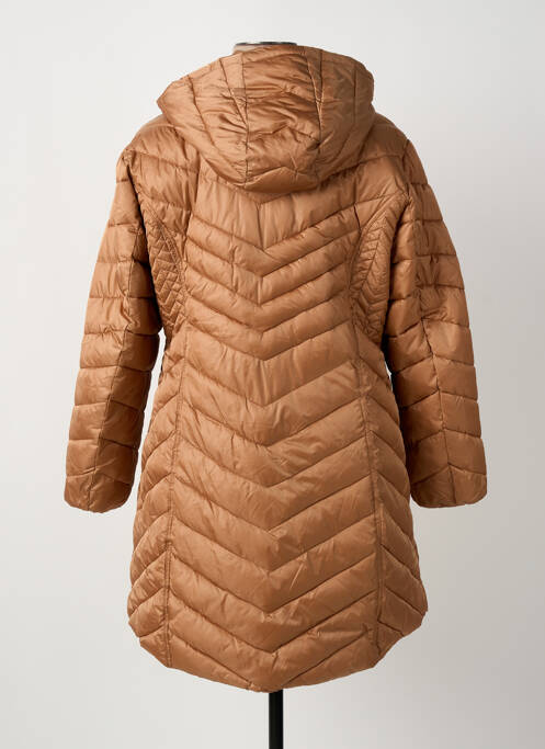 Geacă matlasată maro MARBLE femeie