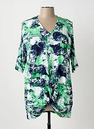 Tricou mâneci 3/4 mâneci 3/4 verde MARBLE femeie