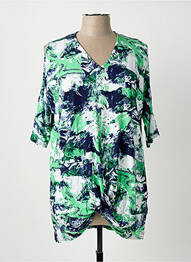 Tricou mâneci 3/4 mâneci 3/4 verde MARBLE femme