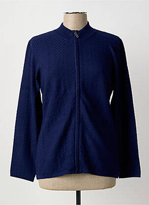 Vestă cu mâneci lungi albastru MARBLE femeie