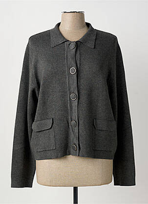 Vestă cu mâneci lungi gri MARBLE femeie