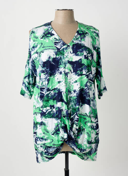 Tricou verde MARBLE femeie