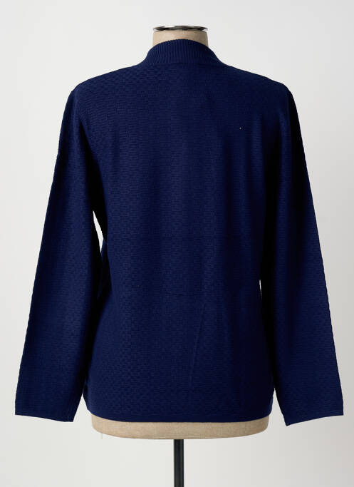 Vestă cu mâneci lungi albastru MARBLE femeie