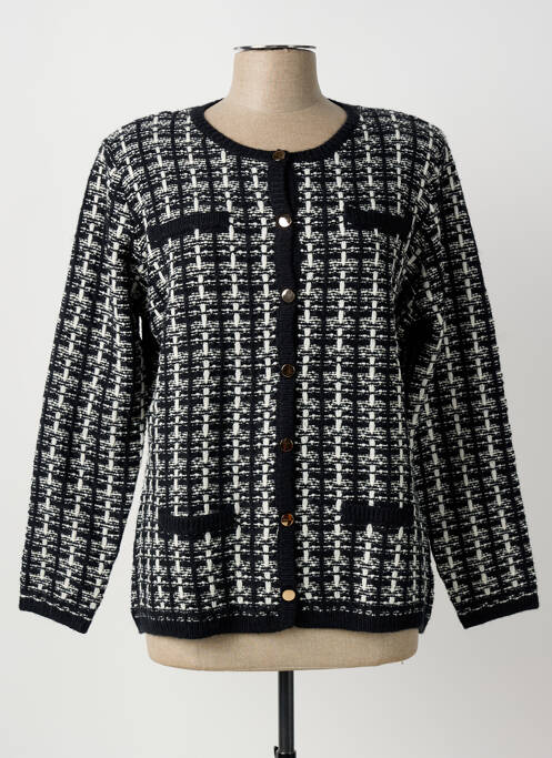 Vestă cu mâneci lungi negru MCM femeie