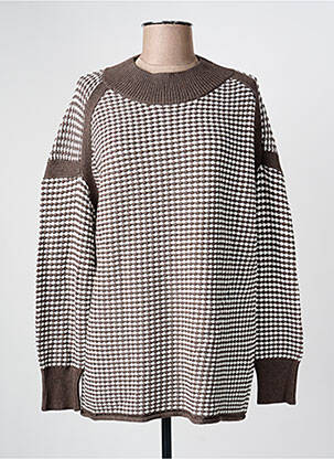 Pulover maro MARBLE femeie