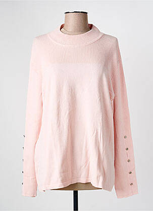 Pulover roz MARBLE femeie