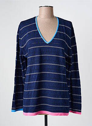 Pulover albastru MARBLE femeie