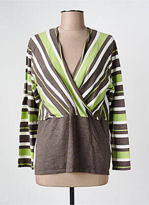 Pulover maro MARBLE femeie