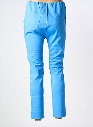 Jegging țesătură jersey talie înaltă albastru MARBLE femeie