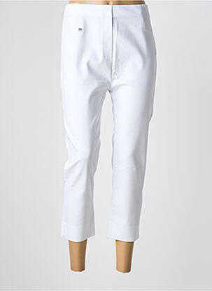 Jegging țesătură jersey talie înaltă alb MARBLE femeie
