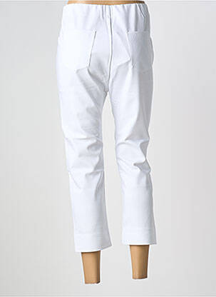Jegging țesătură jersey talie înaltă alb MARBLE femeie