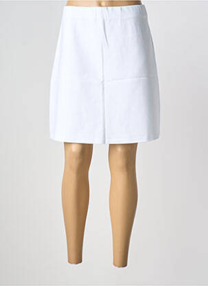 Fustă scurtă alb MARBLE femeie