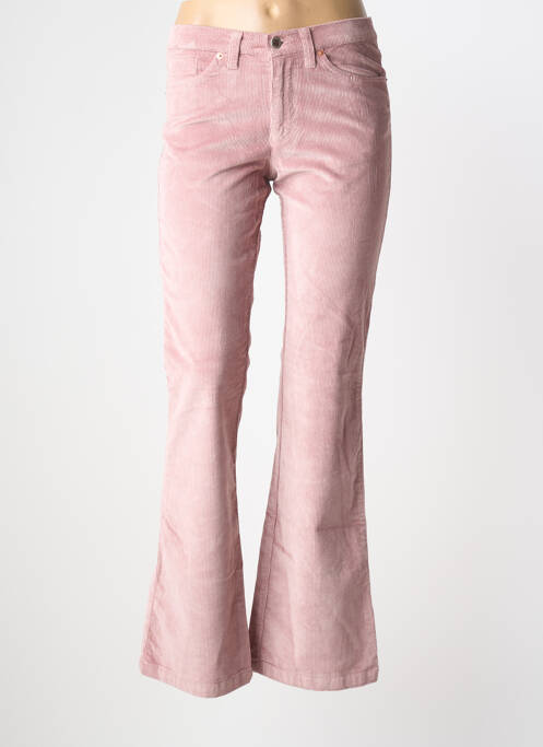 Pantalon evazat roz WALTRON femeie