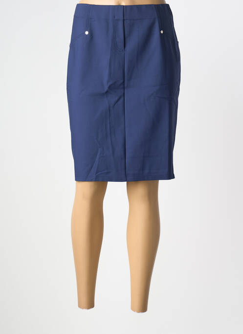 Fustă midi albastru MARBLE femeie