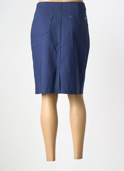 Fustă midi albastru MARBLE femeie