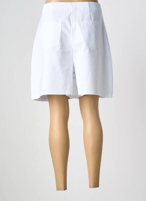Fustă scurtă alb MARBLE femeie