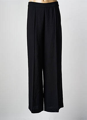Pantalon drept croială dreaptă negru MARBLE femeie