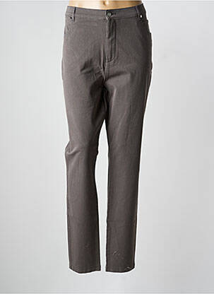 Pantalon slim buzunare gri MARBLE femeie