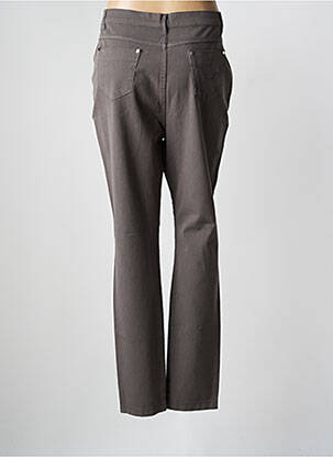 Pantalon slim buzunare gri MARBLE femeie