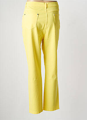 Pantalon slim buzunare galben MARBLE femeie