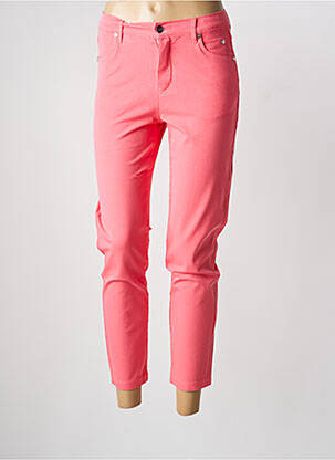 Pantalon slim buzunare roz închis MARBLE femeie