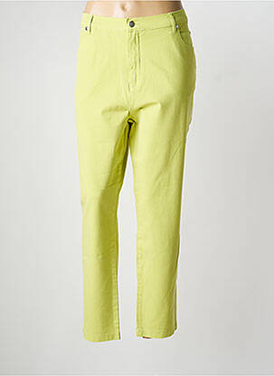 Pantalon slim verde MARBLE femeie