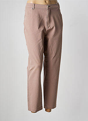 Pantalon 7/8 buzunare bej MARBLE femeie