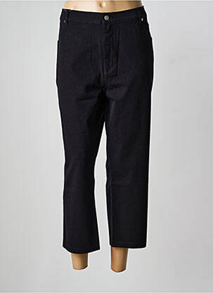 Pantalon 7/8 buzunare negru MARBLE femeie