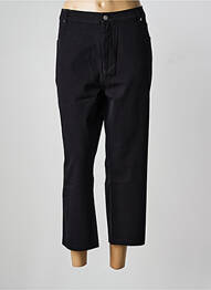 Pantalon 7/8 buzunare negru MARBLE femme