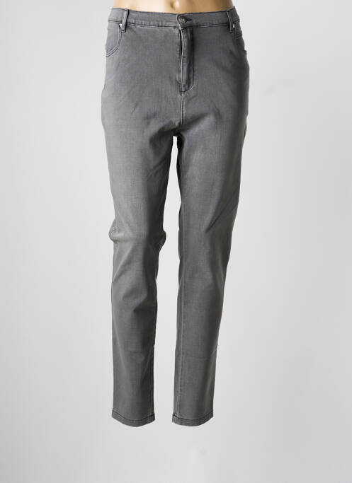 Blugi cu croială slim gri MARBLE femeie