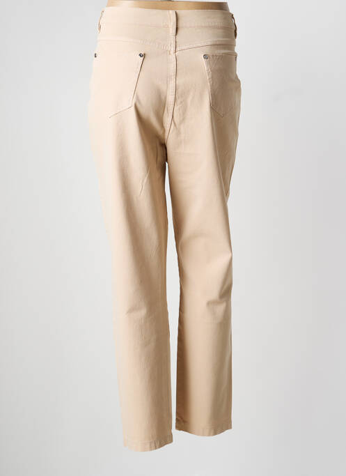Pantalon slim bej MARBLE femeie