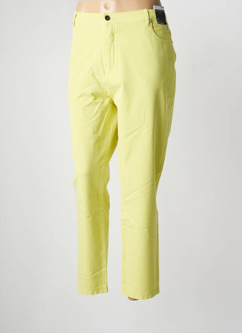 Pantalon slim verde MARBLE femeie