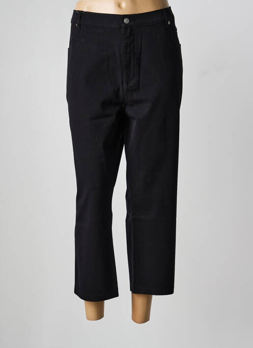 Pantalon 7/8 negru MARBLE femeie