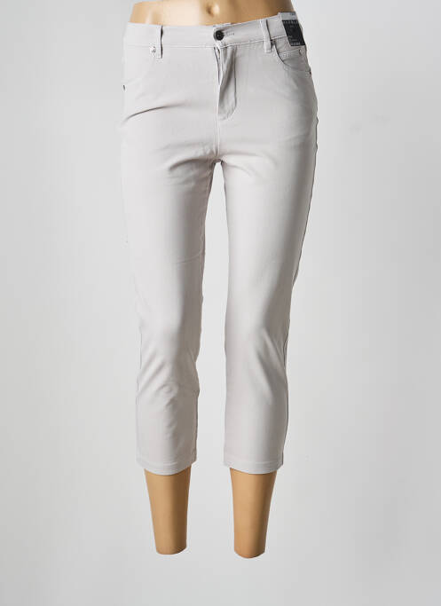 Pantalon trei sferturi gri MARBLE femeie