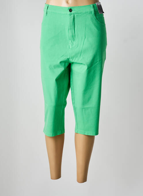 Pantalon trei sferturi verde MARBLE femeie