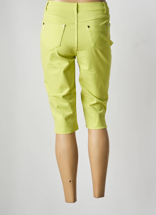 Pantalon trei sferturi verde deschis MARBLE femeie
