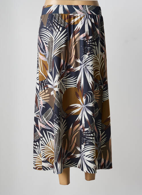 Fustă lungă imprimeu fantezie gri CHRISMAS'S femme