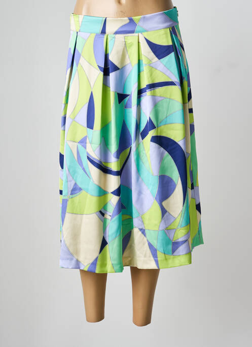 Fustă midi albastru LOURDES CASTILLO femeie