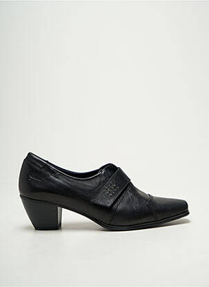 Derby-uri cubanez toc de 4 la 6 cm negru DORKING femeie