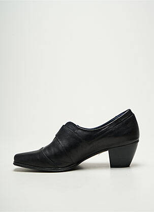 Derby-uri cubanez toc de 4 la 6 cm negru DORKING femeie