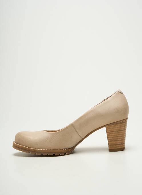 Pantofi cu toc bej MTNG femeie