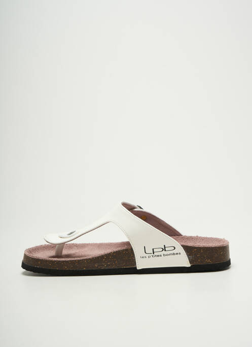 Șlapi alb LPB femeie