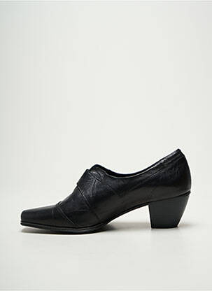 Derby-uri cubanez toc de 4 la 6 cm negru DORKING femeie